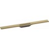 Hansgrohe RainDrain Flex Sprchový žľab 90 cm, na stenu, kartáčovaný bronz 56052140