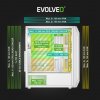 EVOLVEO Xenon, skriňa ATX, 4x ventilátor ARGB 120 mm, sieťovina na prednom paneli pre prúdenie vzduchu, biela, CAE Xenon-WH-4