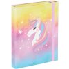 Obal na školské zošity A5 BAAGL RAINBOW UNICORN mix