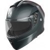 Prilba AGV STREETmodular RESIA Matt Grey Silver Red Veľkosť: XL (60-61 cm)