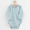 Dojčenské body celorozopínacie New Baby Classic II dino mätový