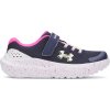 Dievčenská športová obuv (tréningová) UNDER ARMOUR-UA GPS Surge 4 AC K midnight navy/rebel pink/white Čierna 33,5 25/26