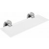 Nimco Polica do kúpeľne a sprchy 30 cm – sklo kov Unix UNM-13091B-30-10