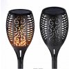 Solární zahradní lampa Forever Pochodeň, 1500 mAh, IP65 černá