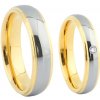 Steel Wedding Snubné prstene z chirurgickej ocele SPPL046 veľkosť: 52