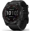 Garmin 010-02541-23 Fénix 7 Sapphire Solar, Black DLC Titanium