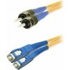 XtendLan FOP-STSC-D-1-9 FO patch ST-SC, 9/125 duplex, G.652d, 1m