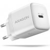 AXAGON ACU-PD20W, nabíjačka do siete 20W, 1x port USB-C, PD3.0/PPS/QC4+/AFC/Apple, biela ACU-PD20W