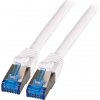 EFB EFB RJ45 Patch kabel S/FTP, Cat.6A, Cat7 TPE superflex, 1 m, weiß