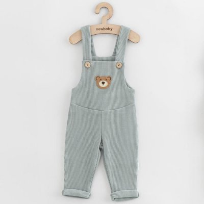 Dojčenské zahradníčky New Baby Luxury clothing Oliver sivé 74 (6-9m)