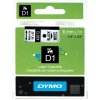 páska DYMO 43613 D1 Black On White Tape (6mm) (S0720780)