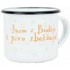 BELIS Smaltovaný hrnek 8 cm/0,35 l, bílý 