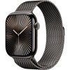 Apple Watch Series 10 46 mm Cellular Bridlicovo sivý titán s bridlicovo sivým milánskym ťahom – M/L MWYW3QC/A