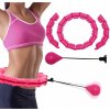 Hula hop s výstupkami GFY Sport 50 cm ružový