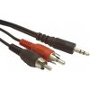 GEMBIRD kabel minijack 3.5mm - 2x RCA M/M 2,5m CCA-458-2.5M