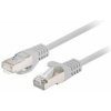 Lanberg patchcord kat.6 FTP 0.5m sivý Fluke Passed 10 ks