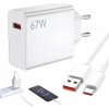 Nabíjačka Xiaomi 67W Mi Turbo Charge USB C Kábel