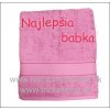 Osuška Najlepšia babka (Úžasný darček pre babku)