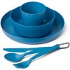Jedálenský set Sea to Summit Camp Dinnerware Set - 6 pcs Farba: modrá