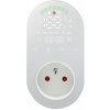 Chytrá zásuvka MOES Smart Plug + Thermostat, Wi-Fi, White (WTP-BY-FR-WH)