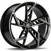 CARBONADO Evil hliníkové disky 9,5x21 5x112 ET25 BFP - Black Front Polished