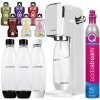 SATURÁTOR SODASTREAM ART WHITE + BUTELKI SODASTREAM PET 1L + BOLERO SADA