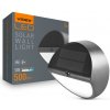 Solárna lampa so senzorom 500lm 5000K neutrálna biela 120° 3,2V IP54 IK07 Povrchová montáž čierna VIDEX