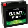 batéria 12V, YT14B-4 GÉL, 12,6Ah, 210A, bezúdržbová, 150x69x145, FULBAT