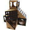Domček pre mačky FORZA s motívom 10 modulov 81x81x81 cm