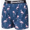 Horsefeathers Frazier Boxer Shorts Blue/ Flamingos Print L L