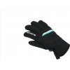 lyžiarske rukavice Blizzard Viva Plose ski gloves, black / white / turquoise Veľkosť rukavic: 6