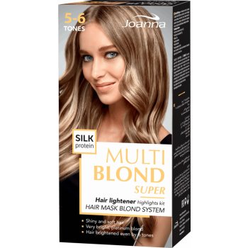 JOANNA Multi Blond Super silný zosvetľovač na vlasy s keratínom -  zosvetlenie 5-6 odtieňov od 3,04 € - Heureka.sk