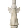 Ib Laursen Keramický svietnik Angel Cream 20 cm