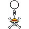 Prívesok na kľúče Abysse Corp One Piece Skull Luffy