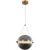 SPLENDOR LED PENDANT 9W 3000K, BRASS+SMOKY GREY