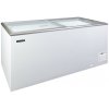 Tefcold Pultová mraznička presklené rovné veko - 408 L - biela - IDA500-W1 | TEFCOLD