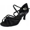 Dámske tanečné topánky Elza - 297 čierna 6,5 cm Flare Veľkosť: 41