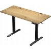 Mark Adler elektrický výškovo nastaviteľný stôl 120x60 cm LEADER 7.0 dub/čierny