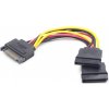 Napájací kábel GEMBIRD SATA 2x SATA, 15 cm CC-SATAM2F-01 Gembird