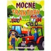 Mocné traktory omaľovánky so samolepkami - FONI-BOOK