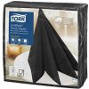Servítky Tork 477148, 2-vrstvové, 32x32 cm, Advanced, TORK Lunch, čierna, TIP