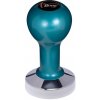 Buna café tamper, kov, modrý, TP, 57 mm, nerez lesk, plochý