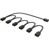 AKASA - 1 na 6 adresovateľný RGB splitter (AK-CBLD13-85BK)