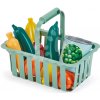 Nákupný košík Self Service Basket 100% Chef Écoiffier so zeleninou a ovocím 9 doplnkov od 18 mes