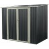 IWHome Domček záhradný LETO B 3,31 m2 antracit 194 × 222 × 149 cm
