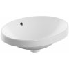 Geberit Variform umývadlo 50x40 cm oválny vstavané umývadlo biela 500.708.00.2
