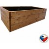 Drevený vyvýšený záhon 136 × 78 × 42 cm, lakovaný