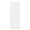 VidaXL Plisovaná roleta biela 80x200 cm, Šírka látky 79,4 cm
