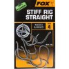 Háčik Fox Stiff Rig Straight - Veľkosť veľ. 8