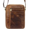 Pánska kožená croosbody taška (GT218)